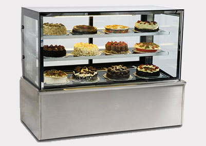 RATIOX SL850V Square Glass Cake Display Cabinet 1500mm - Cosmic.vn